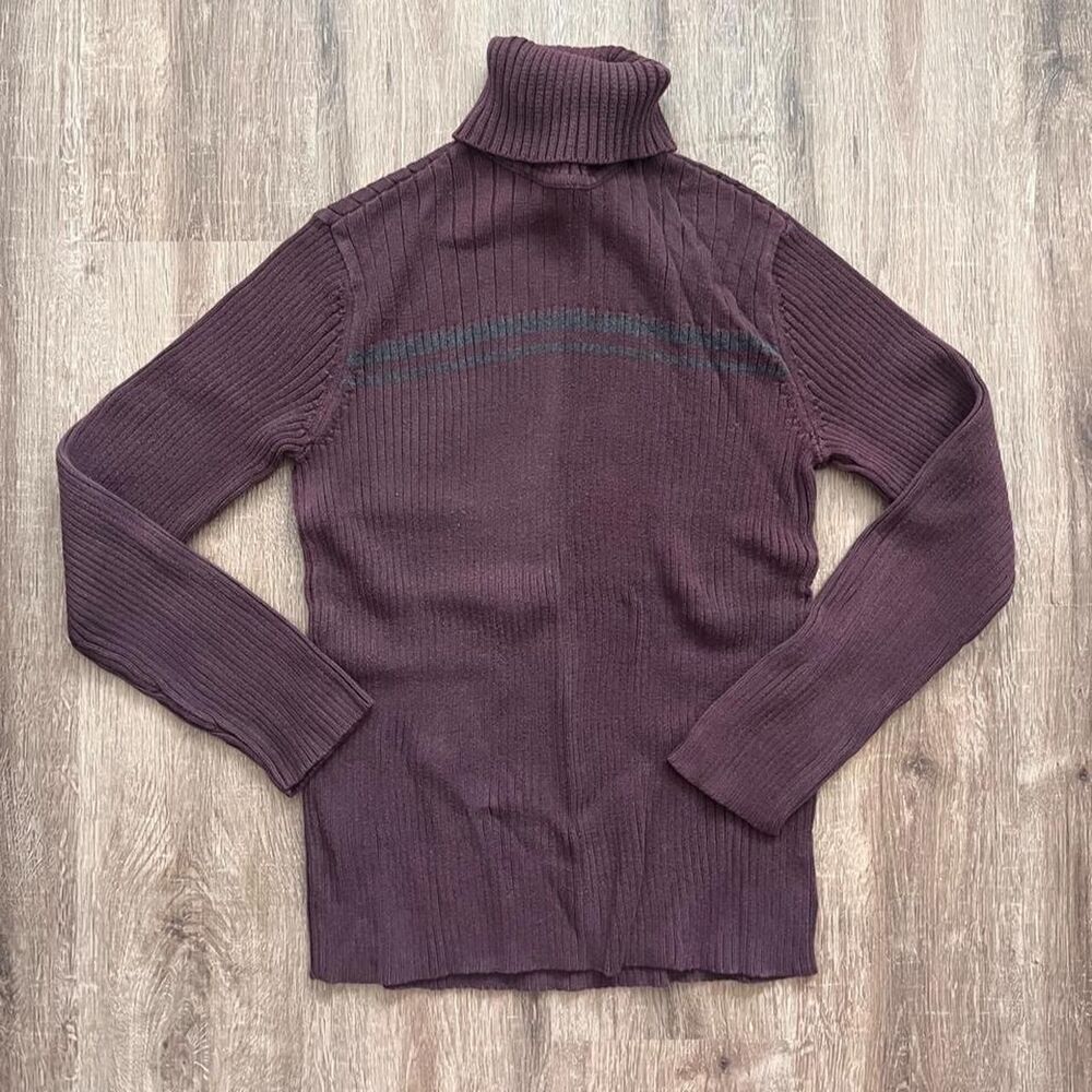 Vintage Calvin Klein Jeans Burgundy Turtleneck